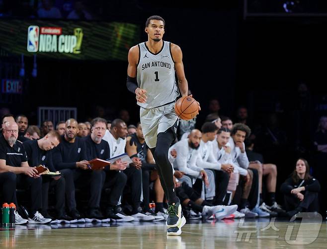 NBA 샌안토니오 빅터 웸반야마. ⓒ AFP=뉴스1