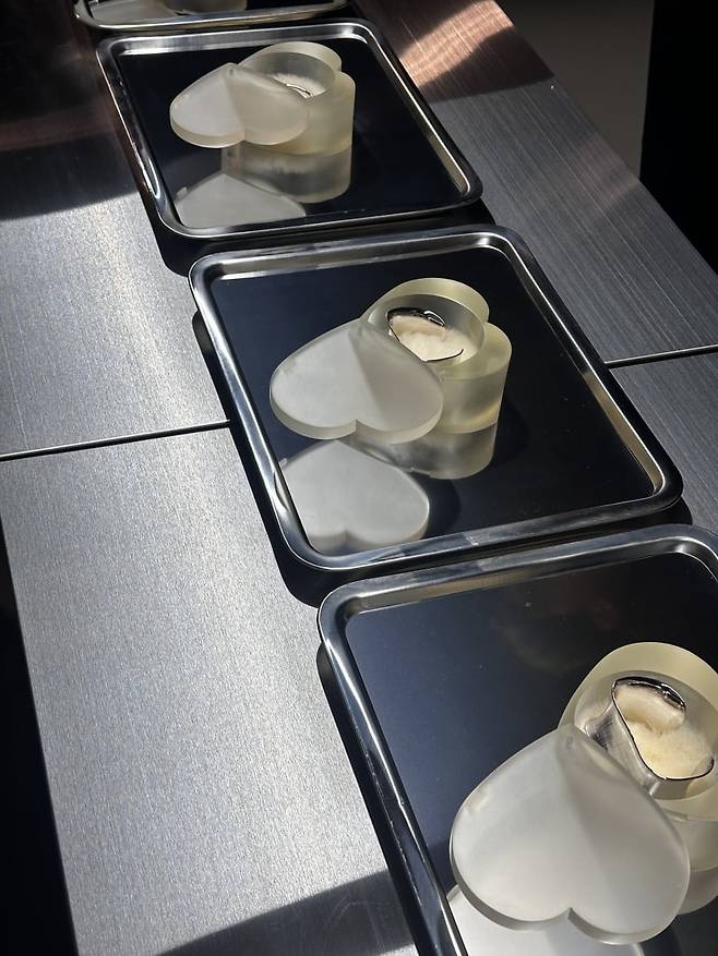 이번 프로젝트에는 센소리가 디자인한 주얼리도 함께 전시됐다. /강은영