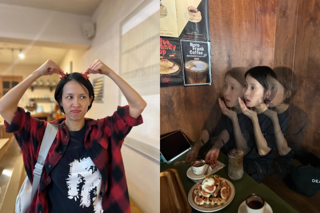 조여정이 일상 사진 속 변함없는 동안 미모를 공개했다. / 조여정 인스타그램