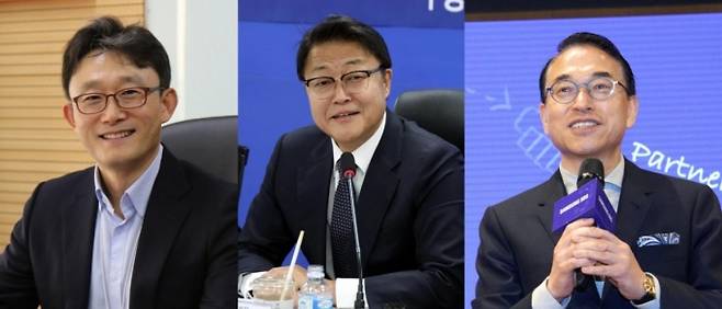 박윤영 전 KT기업부문장(사장), 주형철 전 SK커뮤니케이션즈 대표, 홍원표 전 SK쉴더스 대표(왼쪽부터)/사진=머니투데이 DB