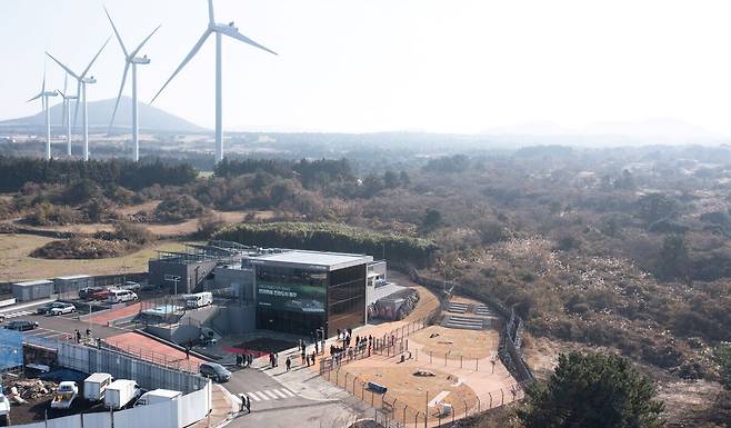 15일 제주시 애월읍 어음리에&nbsp;반려동물 놀이공원과 제2동물보호센터가 개관했다. 제주도 제공