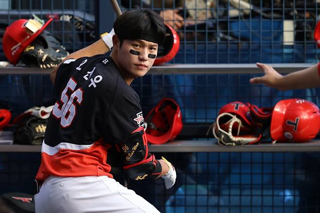 KIA 오선우는 2025시즌 잠재력을 터트리며 한 단계 성장했다. 다음 시즌에는 팀 타선의 부족한 장타를 채워야 한다. 사진제공｜KIA 타이거즈