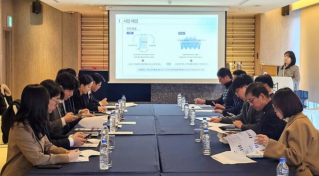 ▲ 지난 11월 중소기업 빈일자리 직업훈련 사업 관련 기업 간담회가 열렸다. /사진제공=인천상공회의소