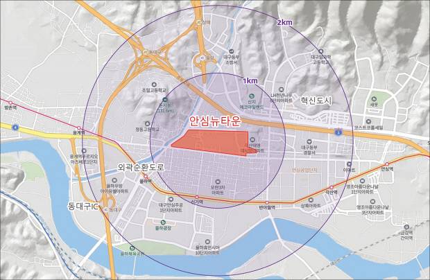 대구 프리미엄 아울렛 사업예정지. 사진=대구시 제공