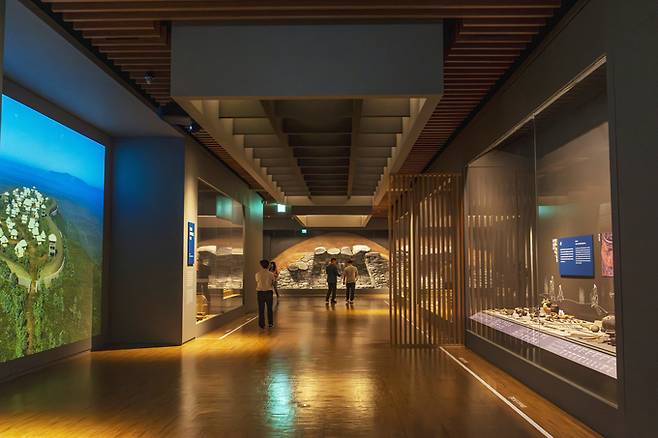 ▲ 임당유적전시관 내부