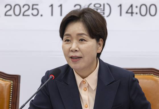 국민의힘 반도체ㆍAI 첨단산업특별위원회 위원장인 양향자 최고위원이 3일 국회에서 열린 특위 2차 전체 회의에서 발언하고 있다. 〈사진=연합뉴스〉