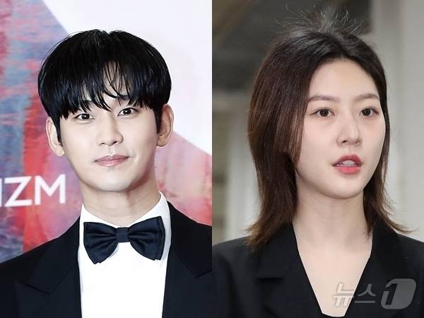 배우 김수현(왼쪽), 고(故) 김새론 /뉴스1DB