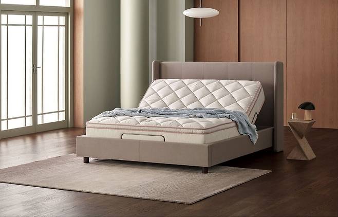 스포츠서울 올해의 선수 폰세에게 상금 1000만원과 함께 부상으로 주어진 시몬스의 고가 침대, N32 모션베드. 사진 | 시몬스