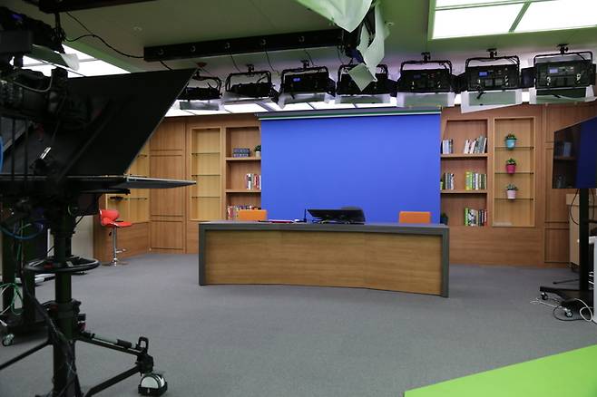 한국열린사이버대 스튜디오. (사진=한국열린사이버대)