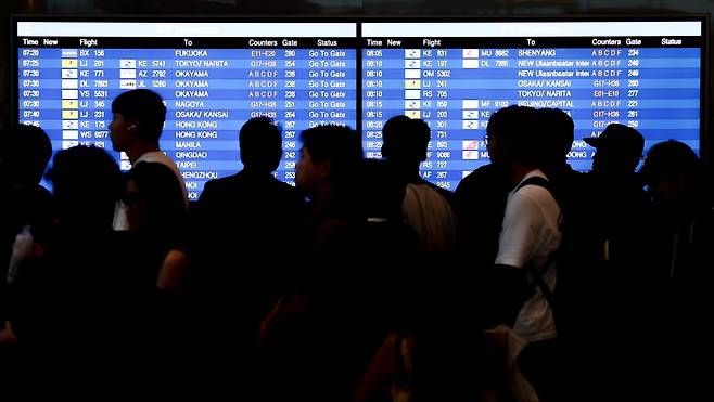 인천 영종도 제2여객터미널 인천국제공항 출국장. 사진=연합뉴스