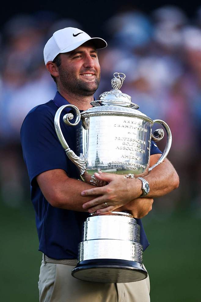 스코티 셰플러 PGA 챔피언십 우승. AFP연합뉴스