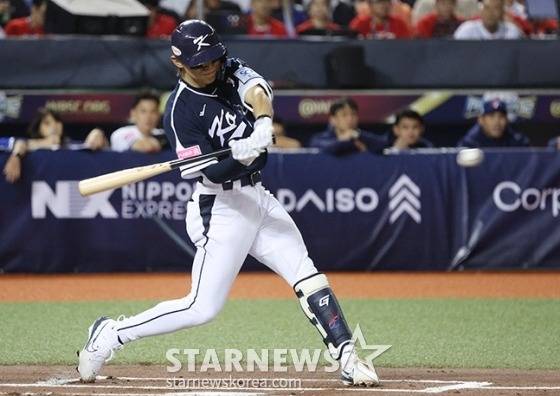 KIA 타이거즈 내야수 김도영의 2024년 당시 국가대표 활약 시절 모습. /사진=김진경 대기자