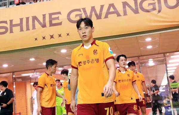 광주FC, 하승운과 2027년까지 연장 계약.(사진제공=광주FC)