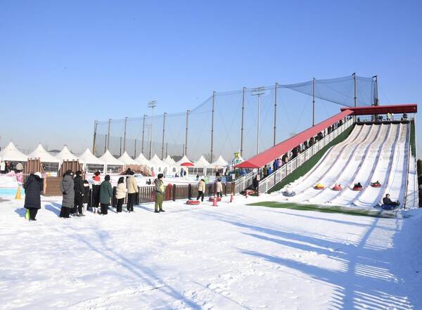 월곶에코피아 눈썰매장.