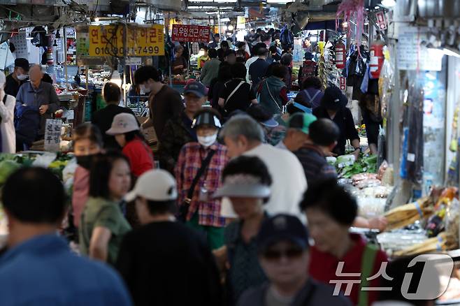 서울의 한 전통시장./뉴스1 ⓒ News1 박정호 기자