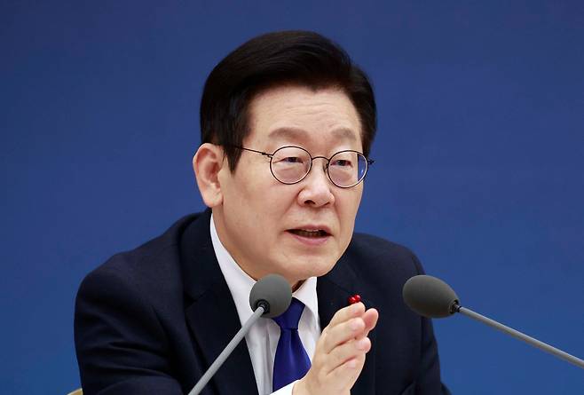 이재명 대통령이 16일 정부세종컨벤션센터에서 열린 문화체육관광부(국가유산청)·국민권익위원회 업무보고에서 발언하고 있다. /뉴시스