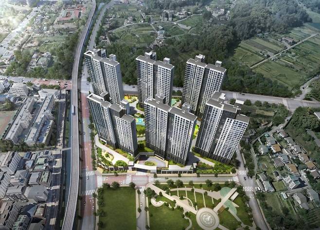 '용인 푸르지오 클루센트' 조감도. 대우건설 제공