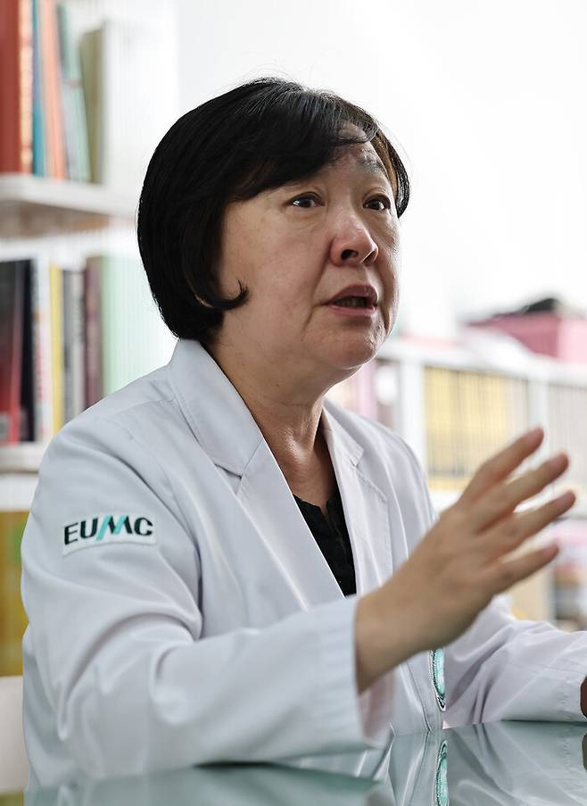 2025년 12월5일 서울 양천구 이화여대목동병원에서 김현주 교수가 이야기하고 있다. 이종근 선임기자