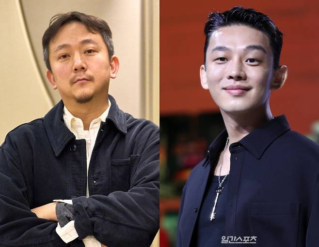 장재현 감독(왼쪽)과 배우 유아인 / 사진=쇼박스·일간스포츠 DB