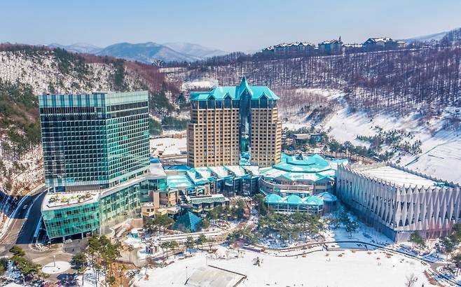 강원랜드 하이원 그랜드호텔 전경. (강원랜드 제공)