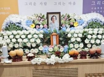 ▲ 고인의 빈소 모습 [송동호 승진완구 대표 제공]