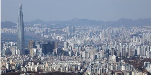 서울시 송파·강동구 일대 아파트 단지들의 모습. 연합뉴스