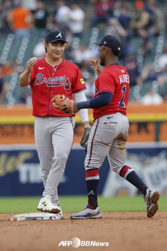 애틀랜타 브레이브스 내야수 김하성(왼쪽). /AFPBBNews=뉴스1