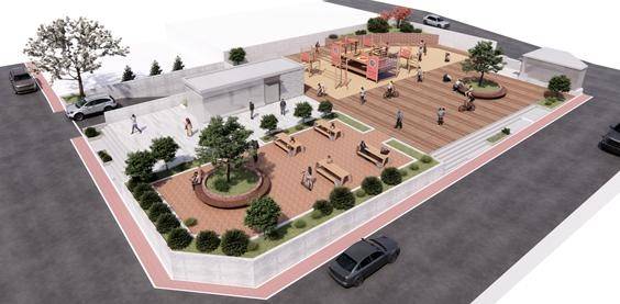 울산 동구가 국토교통부 주관 '신규 도시재생 노 후주거지 정비 지원사업' 공모에서 전하2동과 방어동, 2개 지역이 동시에 최종 선정됐다. 사진은 '전하 마루' 조감도