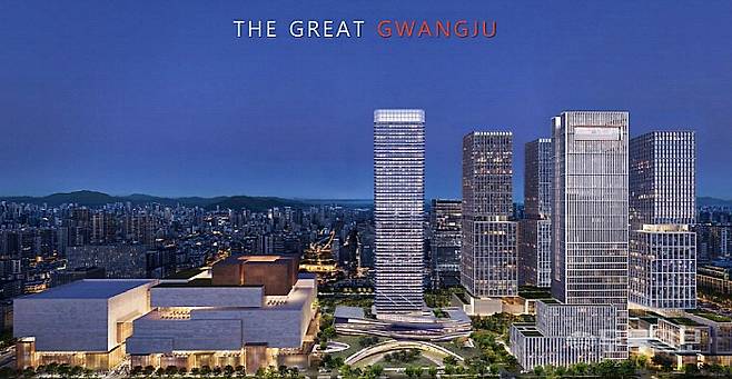 광주신세계의 '더 그레이트 광주' 조감도