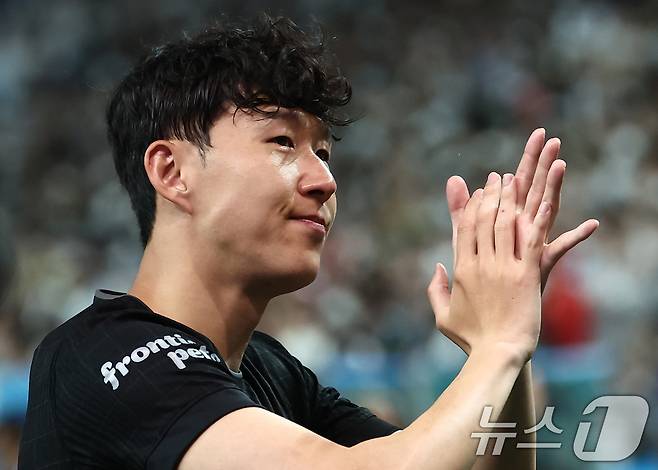 토트넘 소속으로 마지막 경기를 치렀을 당시의 손흥민. 2025.8.3/뉴스1 ⓒ News1 김민지 기자