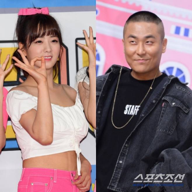 윤보미(왼쪽), 라도. 스포츠조선DB