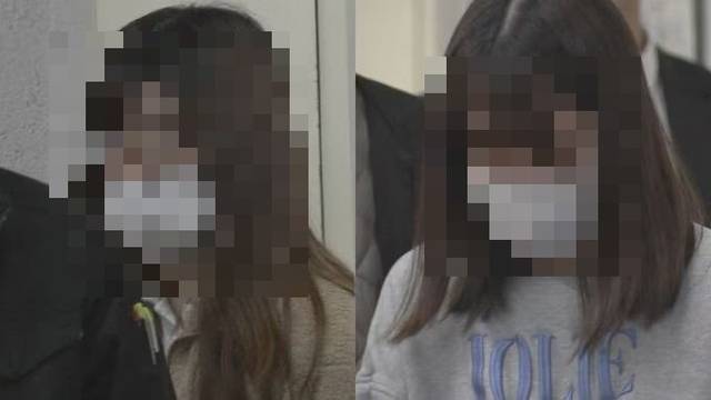 경시청에 붙잡힌 하루카와 린. 뉴시스(TBS 캡처)