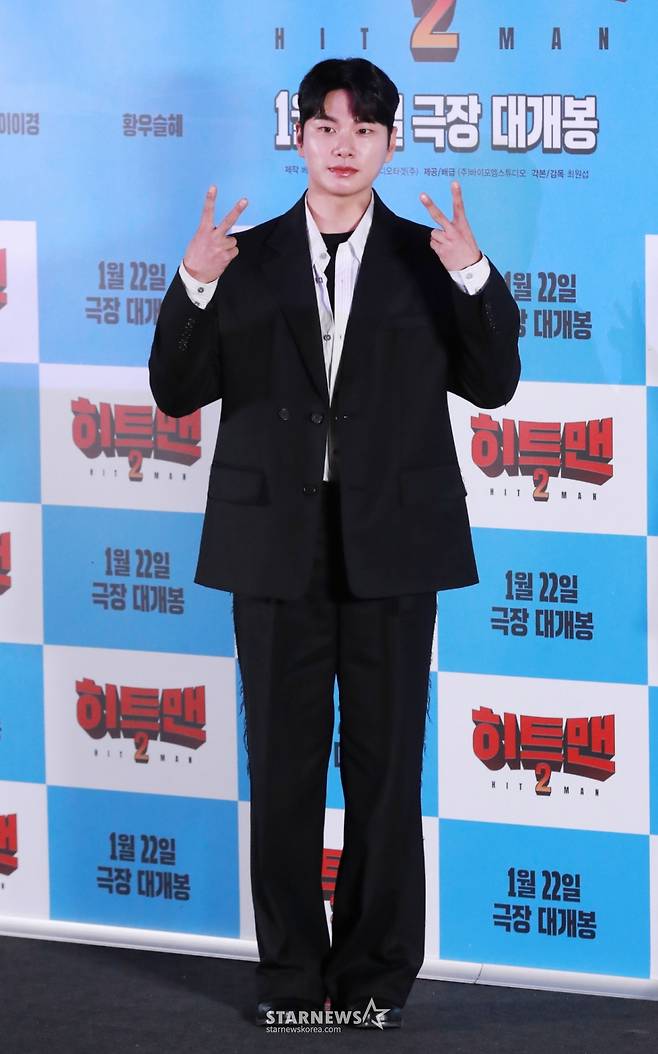 배우 이이경이 15일 오후 서울 CGV용산아이파크몰에서 진행된 영화 '히트맨2' 언론배급시사회 및 기자간담회에 참석해 포즈를 취하고 있다. /2025.01.15 /사진=이동훈 photoguy@