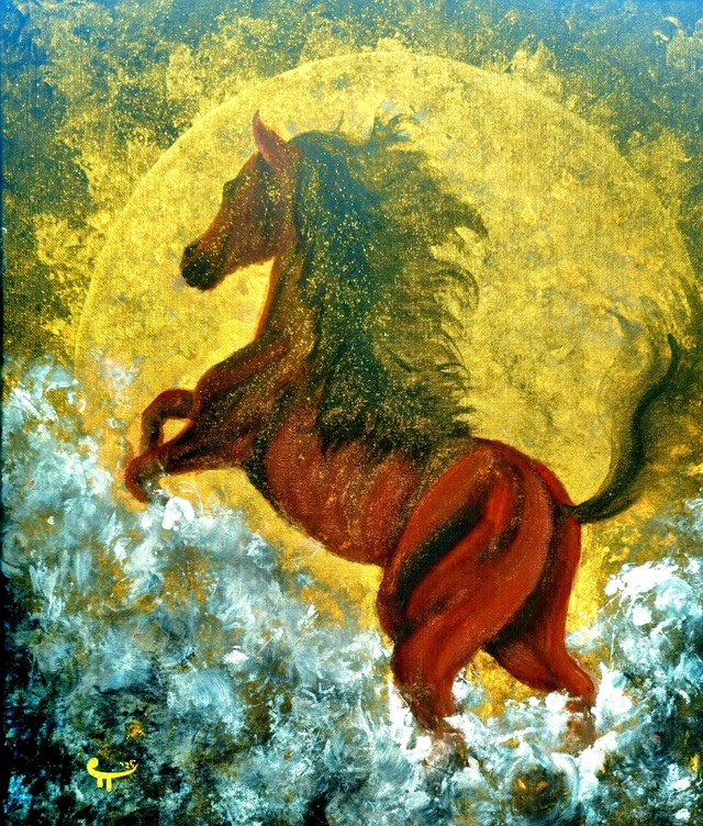 유지애 작, 'SOAR' 캔버스에 혼합재료 ,2025. 아양아트센터 제공