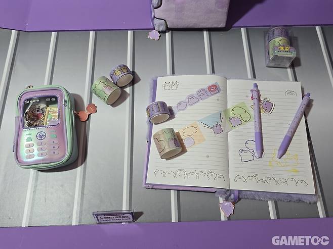 마스킹 테이프가 생각보다 굉장히 귀여운 편 (사진= 홍수민 기자)