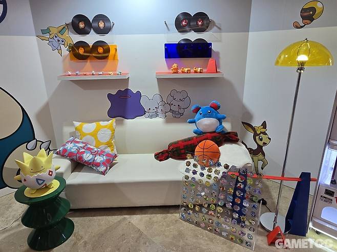 메타몽과 스피드스타 포켓몬들이 눈에 띈다 (사진= 홍수민 기자)