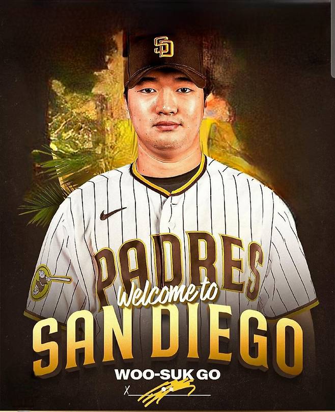 고우석 영입을 발표한 샌디에이고 파드리스. 샌디에이고 파드리스 공식 SNS 캡쳐