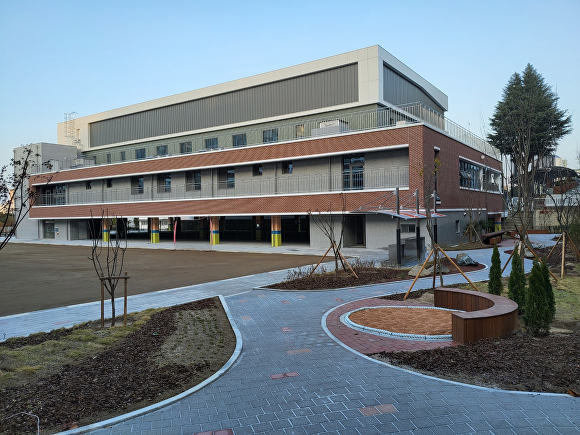 경북여상·협성고·협성경복중, 3개 학교 공동사용 실내다목적체육관 전경 [사진=대구시교육청]