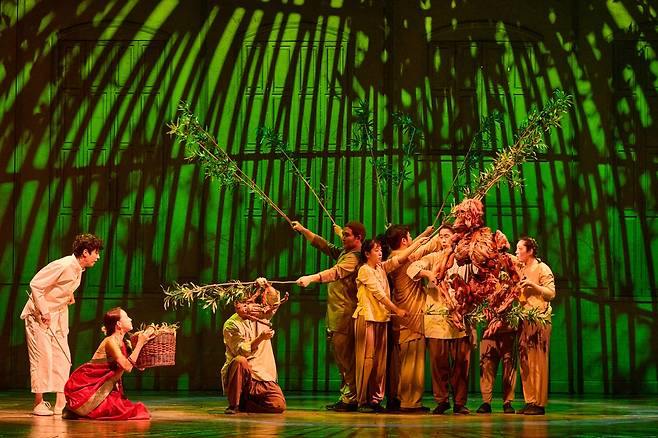 Park Jeong-min as Pi in the ongoing play ″Life of Pi″ at the GS Arts Center in Gangnam District, southern Seoul, through March 2.[S&CO]