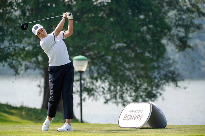 박세리 감독과의 프라이빗 라운딩 / 사진=메리어트 인터내셔널