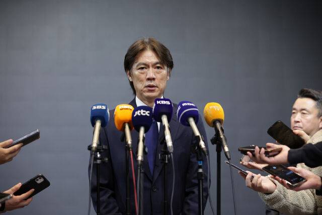 홍명보 대한민국 축구대표팀 감독./홍명보장학재단