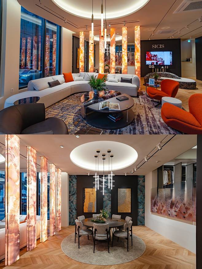 시치스 도산 쇼룸 내부 [시치스 제공]