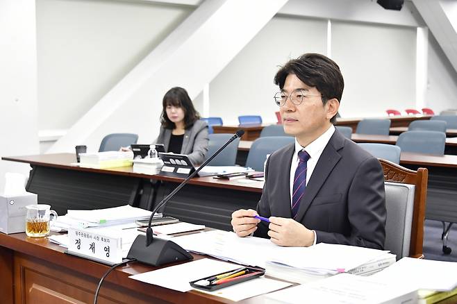 정재영 광주관광공사 사장 후보자, 인사청문회 [광주시의회 제공. 재판매 및 DB 금지]