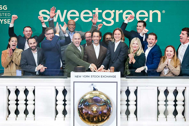 외식업계 최초로 유니콘 등극하며 2021년 나스닥에도 상장했다. 자료=스위트그린