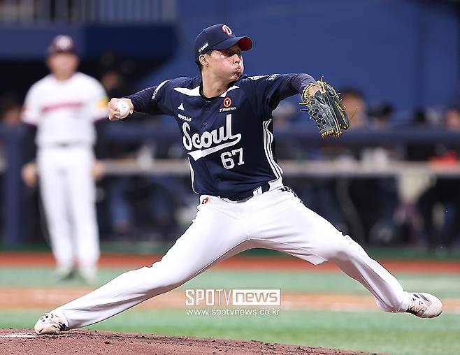 ▲ 박찬호의 보상 선수로 지명한 홍민규는 향후 KIA 마운드의 미래 중 하나로 기대를 모으고 있다 ⓒ곽혜미 기자