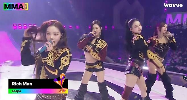 에스파. 사진ㅣMMA 2025