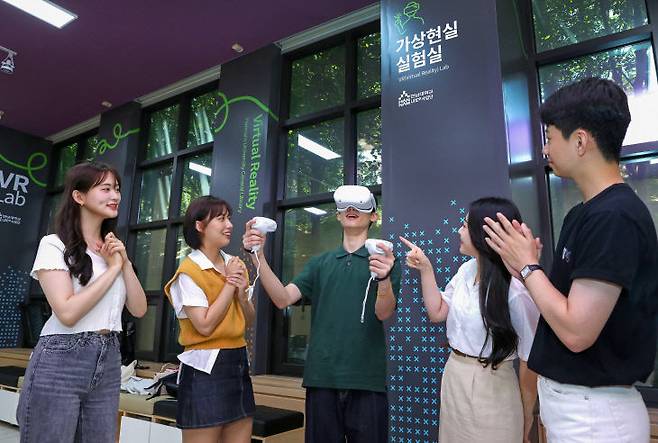 한남대 가상현실실험실.  /한남대 제공