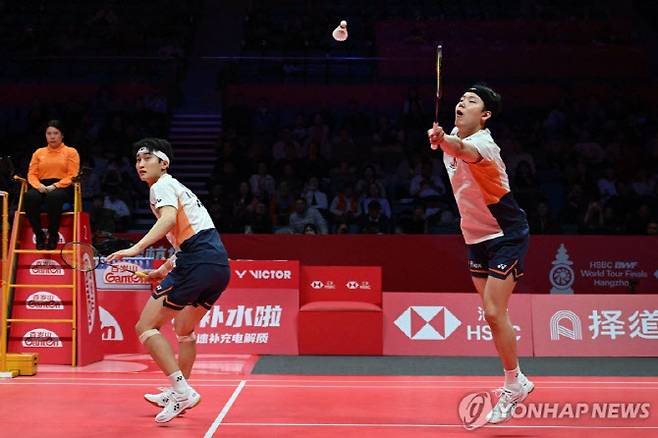 좌측부터 김원호-서승재_[AFP=연합뉴스]