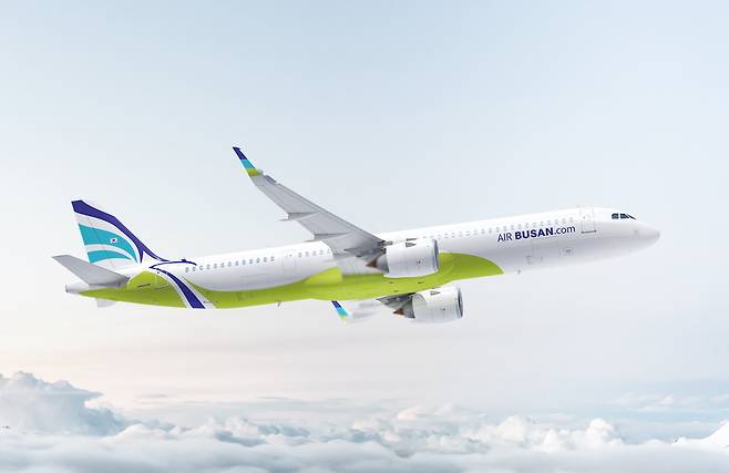 에어부산 A321neoLR 항공기. /뉴스1