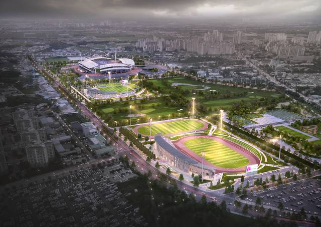 육산경기장과 야구장 조감도 /전주시